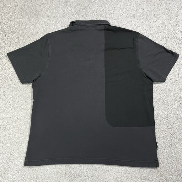 Nike Polo Shirt Mens Medium Gray Tennis Court Vintage Retro Agassi - Picture 6 of 15